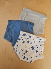 Nwt Hanna Andersson Organic Moon   Back Training Unders 3 Pack Xs 80 90 18m  3