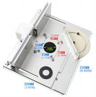 Aluminium Router Table Insert Plate woodworking Benches Router Flip Plate