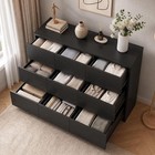 9 Drawer Dresser Wood Chest Of Drawers For Bedroom Large Modern Storage Cabinet
