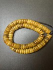 Handmade Tibetan Yak Bone Mala Beads 12mm 20 Inch Strand Genuine Vintage Buddhi