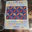 Mcg Textiles Quilt Mates Pillow Kit Locker Hooking Orange Peel New 11x11