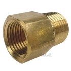 1 2  Female X 1 2  Male Npt Pipe Fitting Extender Adapter Fip X Mip Brass