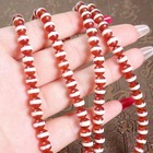 Talisman Tibetan Dzi Beads Old Agate 1 Line 108 Prayer Beads String 6mm  4297