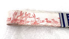 Vintage H Carlin Gift Wrap Ribbon Printed W Ducks   Frogs In Water Mip 7ft Pink