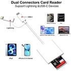  apple Mfi Certified  Sd Card Reader For Iphone Ipad  Lightening usb-ports Ca   