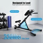 Roman Chair Back Extension Machine Hyperextension Bench W  Angle Height Adjust