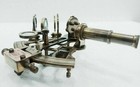 J scott Antique Sextant Nautical Brass Astrolabe Working Marine Vintage Box