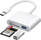 Sd Card Reader For Iphone Usb C  High Speed Memory Card Adapter For Ipad Macbook