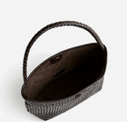 Madewell The Signature Woven Shoulder Bag Coffee Bean Leather Purse