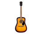 Fender Fa-125 Dreadnought Acoustic Guitar W gig Bag - Sunburst W  Walnut Fb