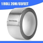 Aluminum Foil Tape  2 Inch X 65 Feet 3 9 Mil  Insulation Adhesive Metal High