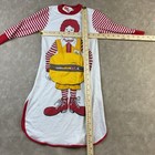 Vintage Mcdonalds Pajama Shirt 80s Mckids Ronald Burger Rare  Sz 4
