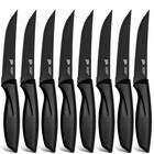 8 Piece Stainless Knife Set Professional Serrated Steak Knives Kitchen Tools Usa