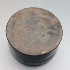 Antique Sterling Solid Silver Guilloche Enamel Box Pill Or Rouge Art Deco 1927