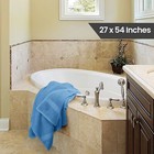 Utopia 4 Pack Premium Bath Towels 27x54 100  Cotton Quick Dry Electric Blue