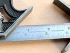 Starrett No 11  6    Long Blade Combination Square With Square   Center Heads  Usa