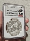 1990-p China 10 Yuan Silver Panda 1 Oz Ngc Pf-67 Ultra Cameo