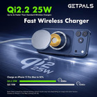 25w Qi2 2 Magnetic Wireless Charging Pad     2-pack  White