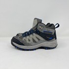 Perry Ellis Carter Ii Charcoal Blue Outdoor Trail Hiking Boots Youth Size 4