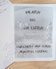 Lewis-palmer High School 1983 Yearbook  vacation  Monument Colorado Very Good