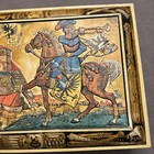 Antique Vintage Large lebkuchenfabrik Biscuit Cookie Tin Nurnberg E otto Schmidt