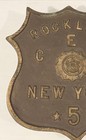 Vintage Rockland County  New York Ceu Civil Enforcemnt Unit Bumber Badge Bronze