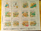 2 Vintage Peter Rabbit Beatrix Potter Cut   Sew Panels Soft Book Pillow Quilt