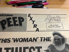 1973 Pink Flamingos National Peep Tabloid Newspaper John Waters Divine   Cd   Nm