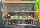 Vintage 3 Tier Collar Stud Case Park Roger Countertop Display Case With Drawer