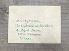 Screen Used Movie Prop Harry Potter And The Sorcerers Stone Hogwarts Letter Coa 