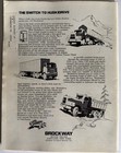 October 1968 Overdrive Magazine Sexy Girls Peterbilt Mack Trucker Truck Driver