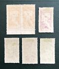 Tangstamps  Korea Classic Stamps  80-84 Mint  80 Pair Nh  Others Hr