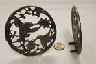 Vintage Genuine Solid Pewter Hummingbirds Decorative Stand Window Display S625