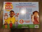 New Melissa   Doug Safari Buddies 6 Piece Hand Puppets  