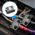 2pcs Power Ground Amp Distribution Block 0 2 4 Gauge Input 4 8 10 Gauge Output