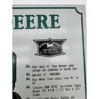 Vintage John Deere Model A Metal Advertising Sign Specs   Trademark 14  X 10 