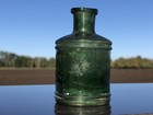 Old Antique Inkwell From The 1800 s  Ink Well Glass 