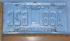 Real-jul 2002 - Florida License Plate - Tag Number  A88 62c   -apportioned -blue