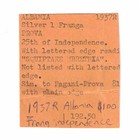 Albania  Zog I  1937-r Ar Prova Frang Ar  Ngc Ms66 Rome  Km-pr46  Pag -816 