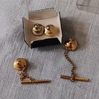 2 Vtg Ge General Electric Lapel Pins Tie Tacks Award 10k 1 10 Gold Filled 