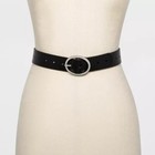 Women s Adjustable Jean Belt With Rounded Design Buckle    size M