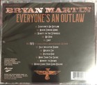 Bryan Martin - Everyone s An Outlaw  new Factory Sealed Cd  2023  The Hits 