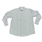 Eton Blue Striped Classic Fit Long Sleeve Button Down Dress Shirt 47 18 5