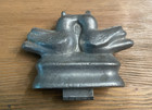 Antique Ice Cream Mold Lovebirds Birds  177 Pewter  Vintage Chocolate Mold