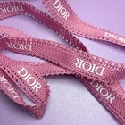 2 Yards Of Dior Ribbon 20mm Pink Lace Valentine   s Day Rare Limited Edition Rare