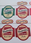 1950 s Dawson s Ale  Beer Bock Porter 12oz Bottle Label Dawson s Brewery Nb Mass