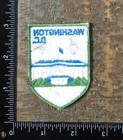 Vintage Washington Dc White House State Travel Souvenir Iron-on Patch Voyager