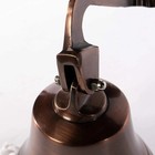 Nautical Brass Ship Bell Hanging Antique Door Bell With Wall Mounted Bracket