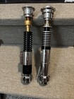 New Lot Of 2 Obi Wan Kenobi   Luke Skywalker Rgb Baselit Replica Lightsabers Txq