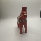 Vtg Dala Sweden Nils Olsson Akta Dalahemslojd Carved Hand Painted Wood Horse